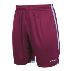 Focus Shorts - Maroon/Sky Blue