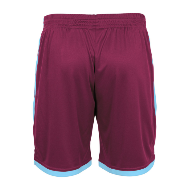 Focus Shorts - Maroon/Sky Blue - Image 2