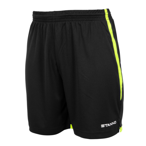 Focus Shorts - Black/Neon Yellow