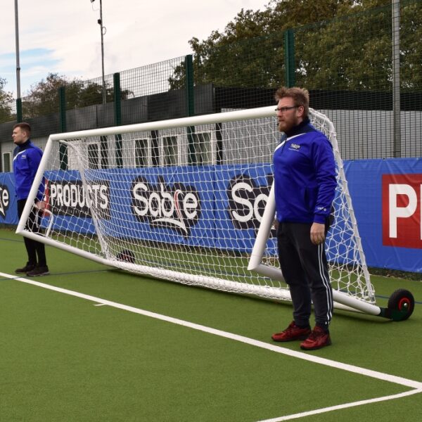 5-A-Side Academy Self Weighted Rollaway Goal (16ft x 4ft) – PAIR - Image 10