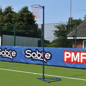 Club Wheelaway Netball Post - Blue - Single