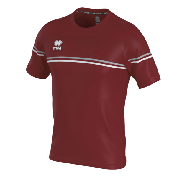 Diamantis Jersey – Maroon/Grey/White