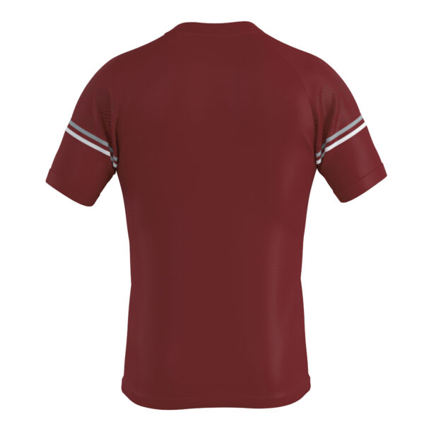 Diamantis Jersey – Maroon/Grey/White - Image 2