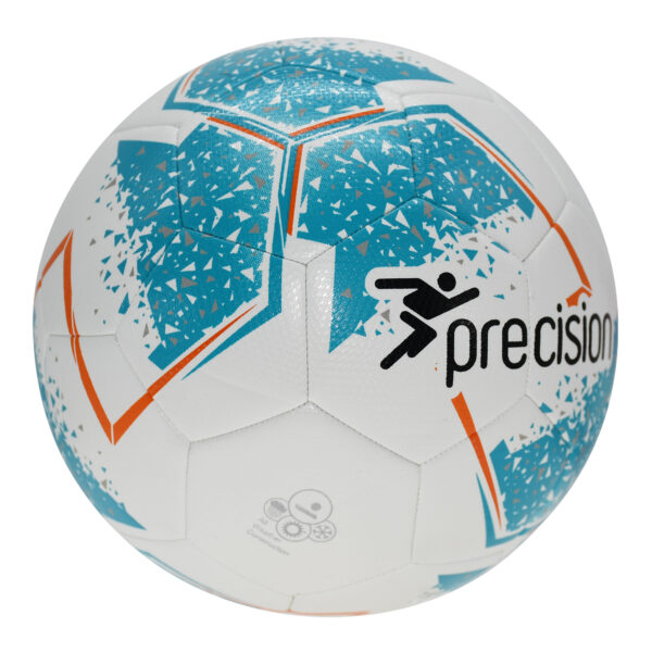 Fusion Football - White/Cyan