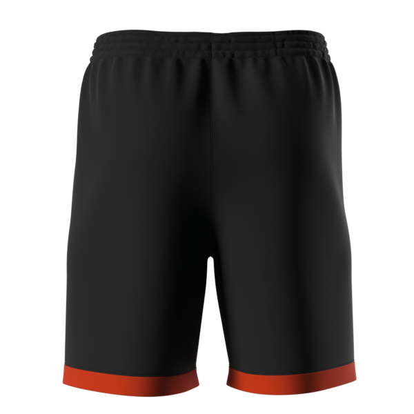 Barney Shorts - Black/Orange - Image 2