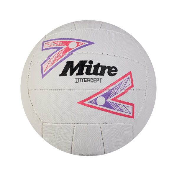 Intercept Netball - White/Purple