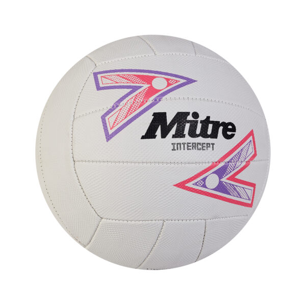 Intercept Netball - White/Purple - Image 3