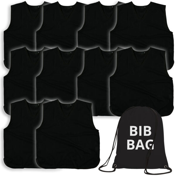 Black Bib - 10 Pack Plus Free Bag