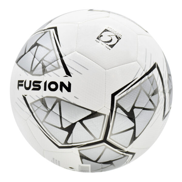 Fusion FIFA Basic Training Football 12 Ball Deal - White/Silver - Image 4