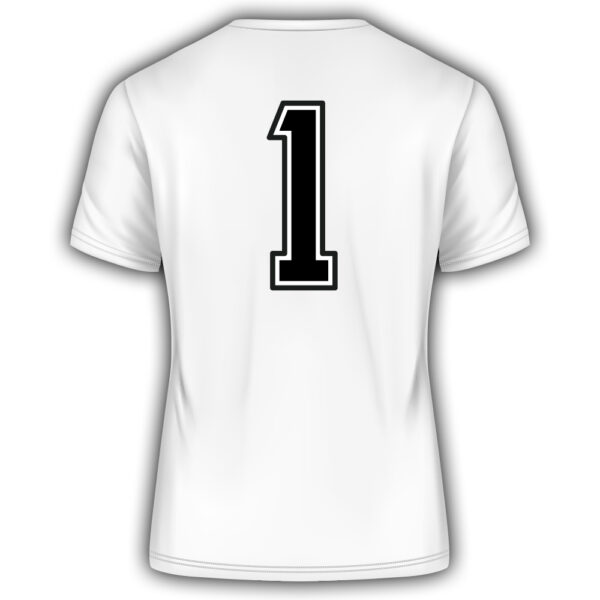 Printed Numbers - Back Centre