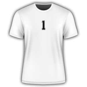 Printed Numbers - Front Centre