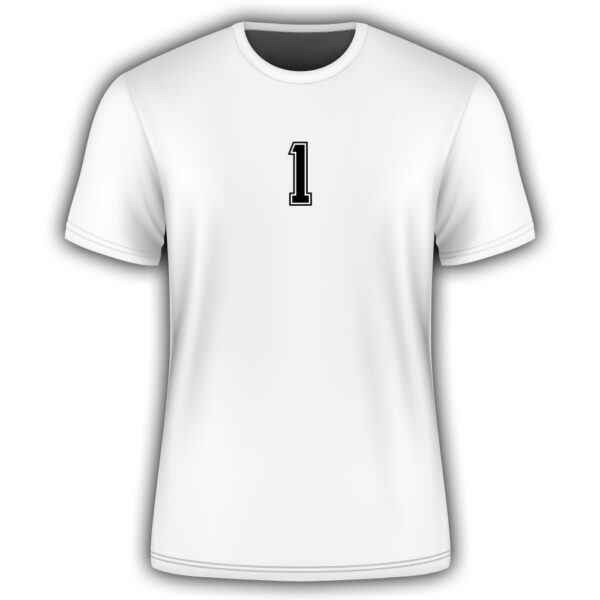 Printed Numbers - Front Centre