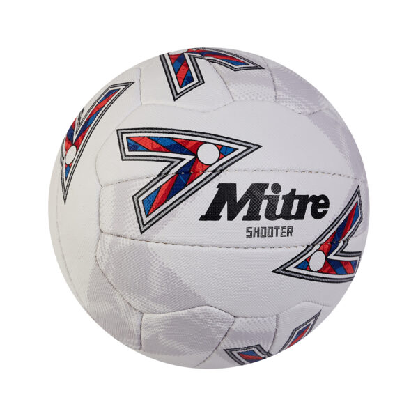 Shooter Netball - White/Red - Image 3