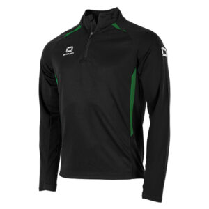 Stadio 1/4 Zip Top - Black/Green