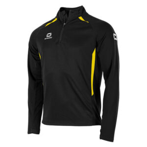 Stadio 1/4 Zip Top - Black/Yellow