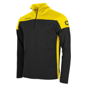 Pride 1/4 Zip Top - Black/Yellow