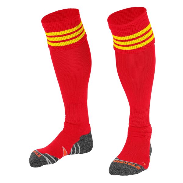 Ring Socks - Red/Yellow