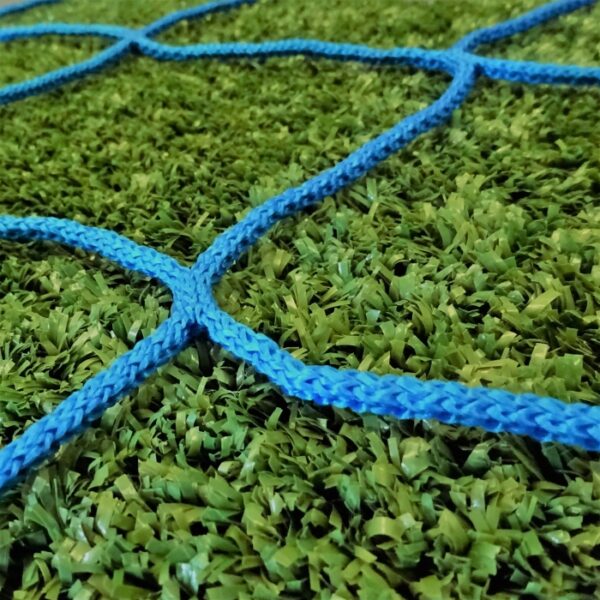 Junior - 21ft x 7ft - Royal Blue 4mm Heavy Duty Goal Net - Image 2