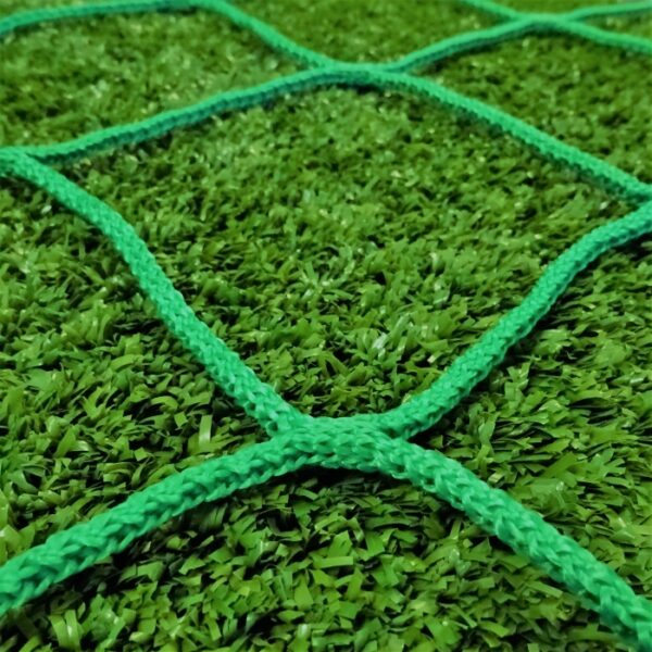 5-a-side - 12ft x 4ft - Green 4mm Heavy Duty Goal Net - Image 2
