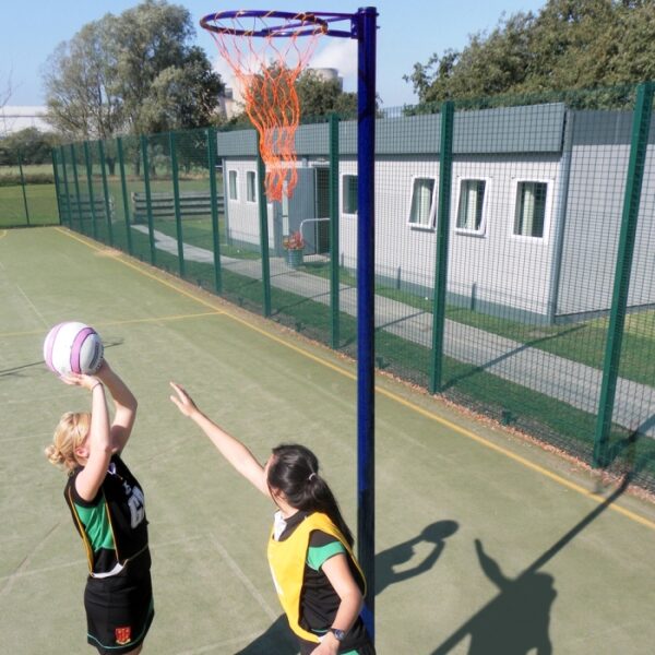 Club Socketed Netball Posts - PAIR - Image 2