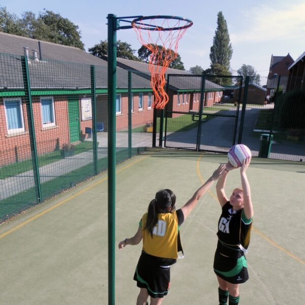 Tournament Socketed Netball Posts - PAIR