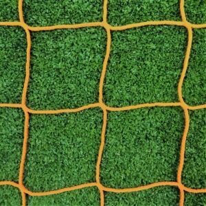 5-a-side - 12ft x 4ft - Orange 4mm Heavy Duty Goal Net
