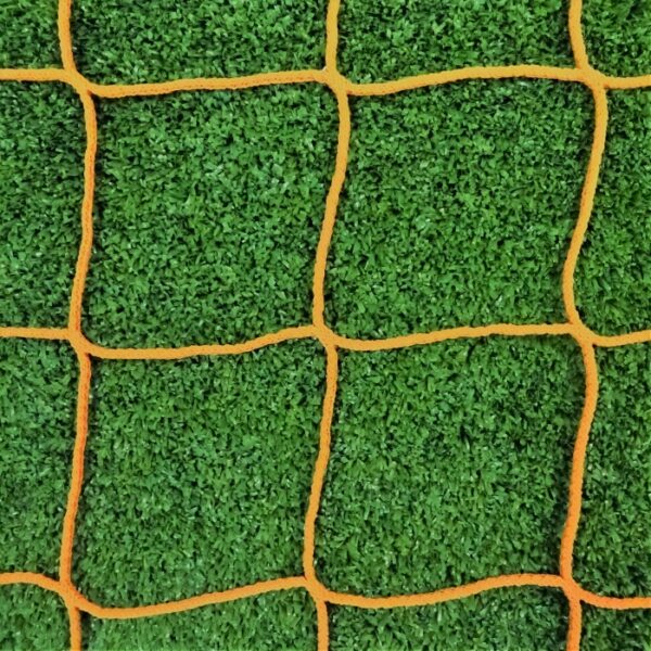 5-a-side - 12ft x 4ft - Orange 4mm Heavy Duty Goal Net