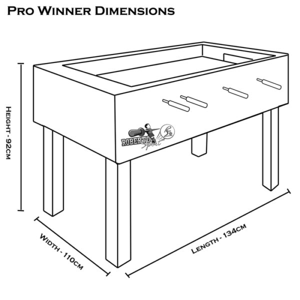 Pro Winner Table Football Table - Image 2
